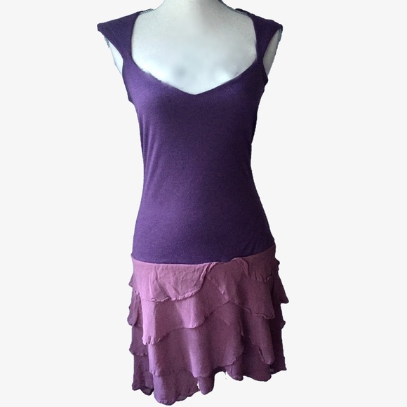 The People Have Spoken Ruffle Hem Tunic Dress